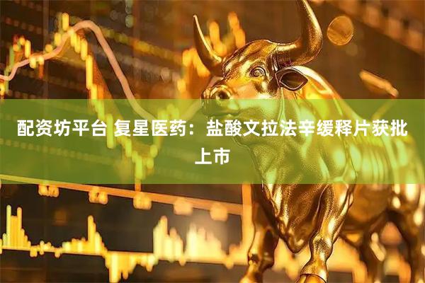 配资坊平台 复星医药：盐酸文拉法辛缓释片获批上市