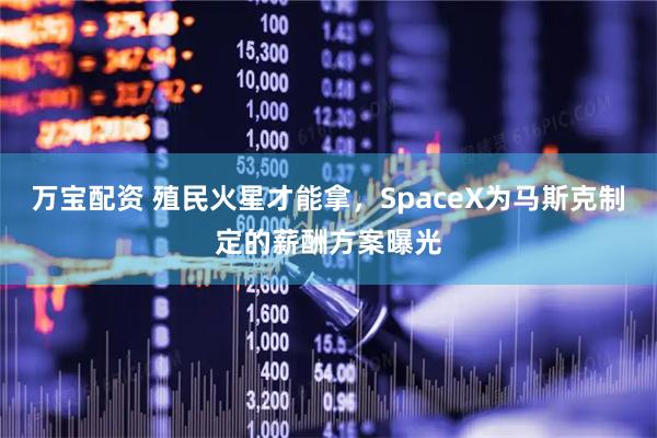 万宝配资 殖民火星才能拿，SpaceX为马斯克制定的薪酬方案曝光